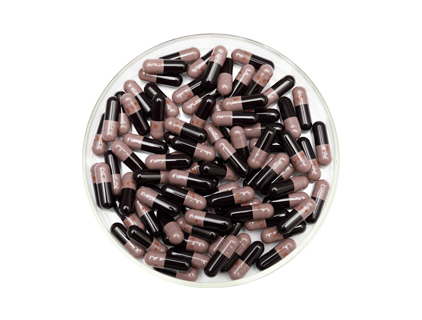 Brown Cap and Black Core Capsules