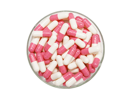 Pink Cap White Core Capsule